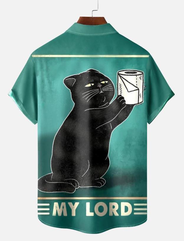 Retro Poster Men's Short Sleeve Shirt