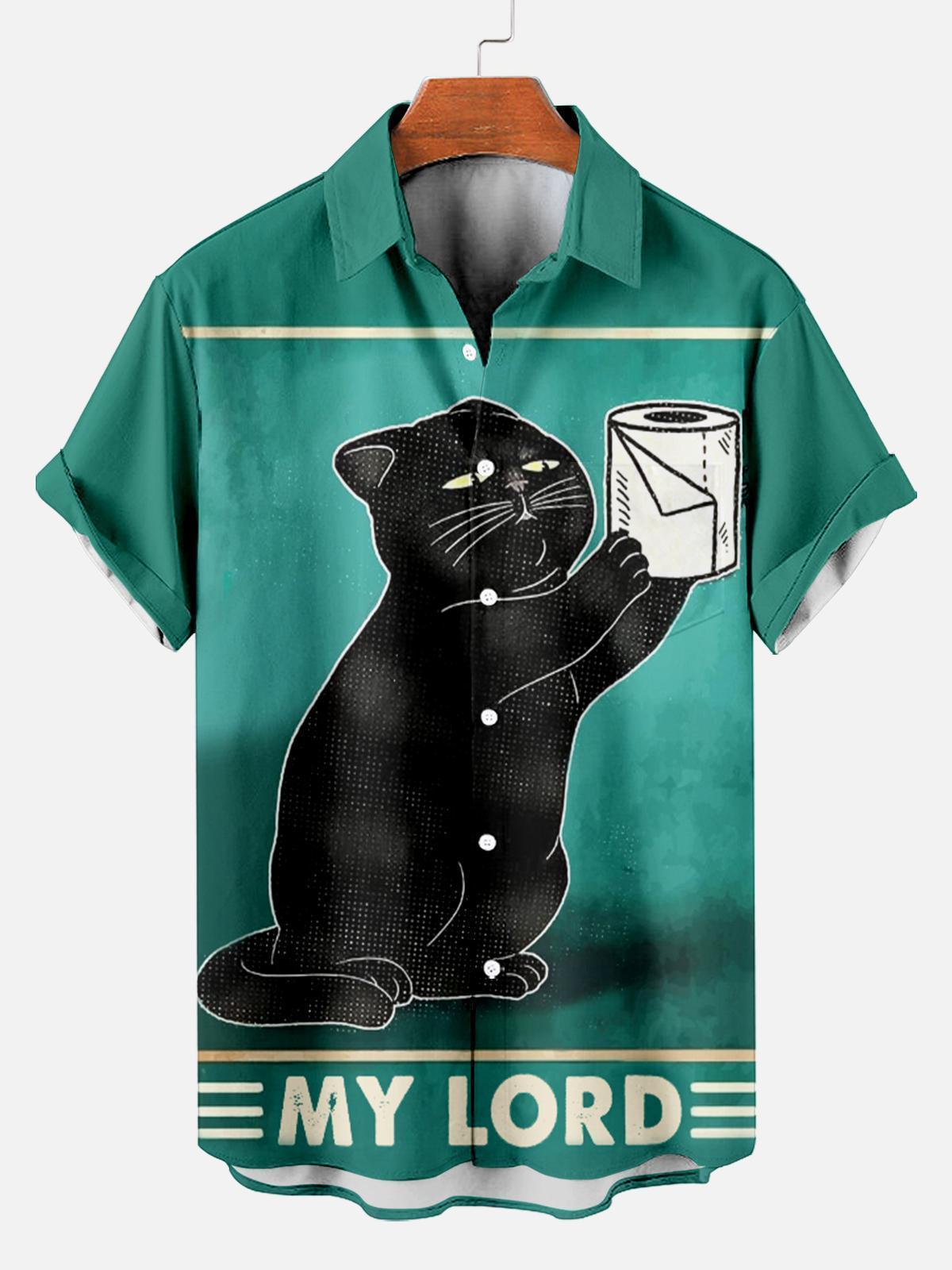 Retro Poster Men's Short Sleeve Shirt