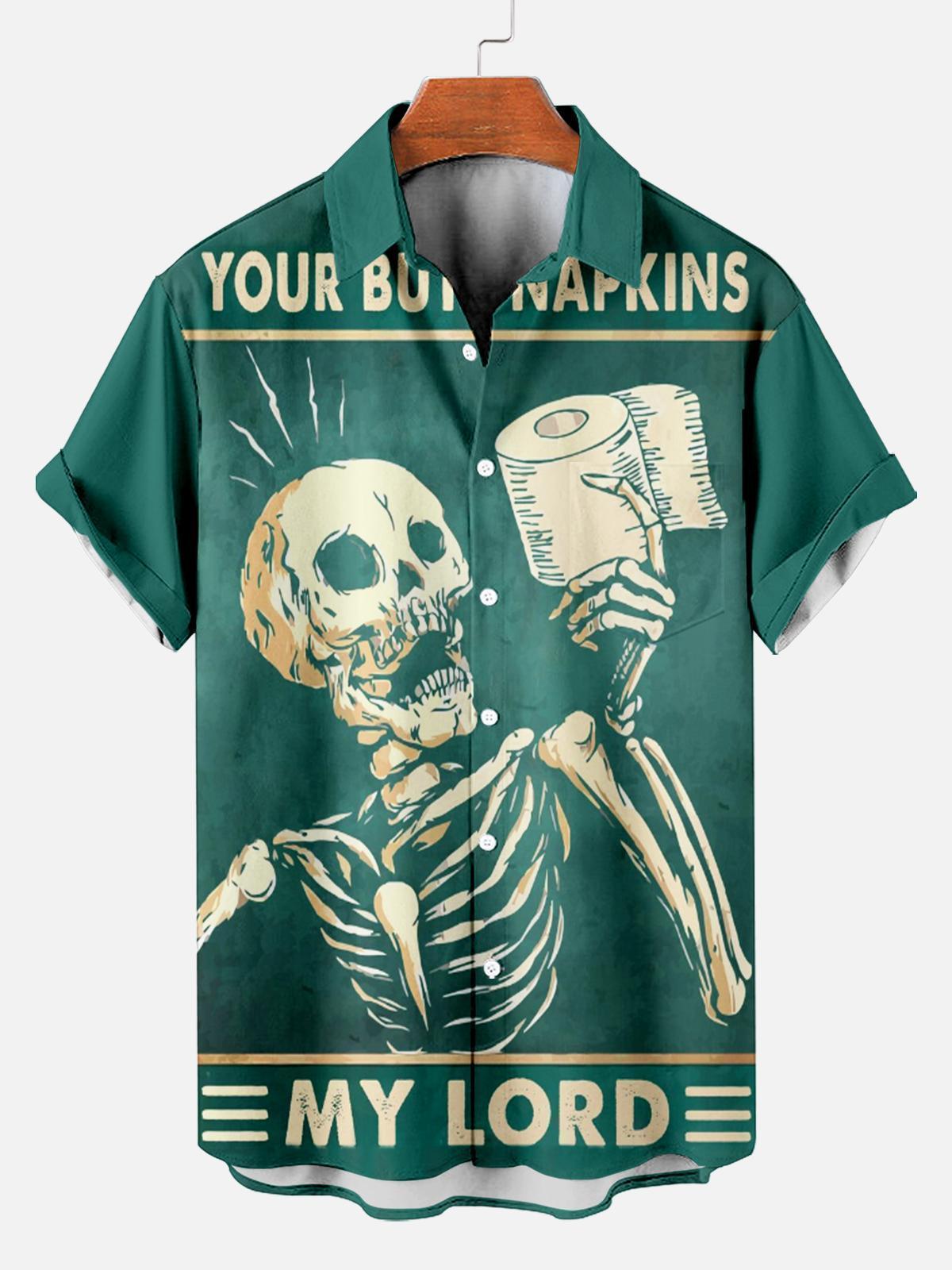 Retro Poster Men's Short Sleeve Shirt