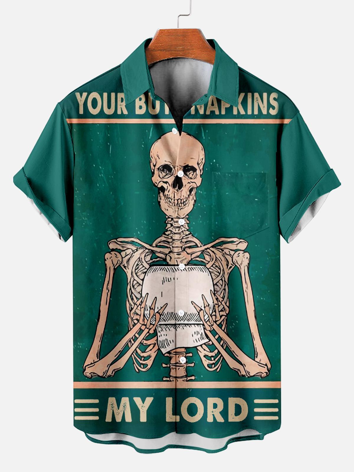 Retro Poster Men's Short Sleeve Shirt