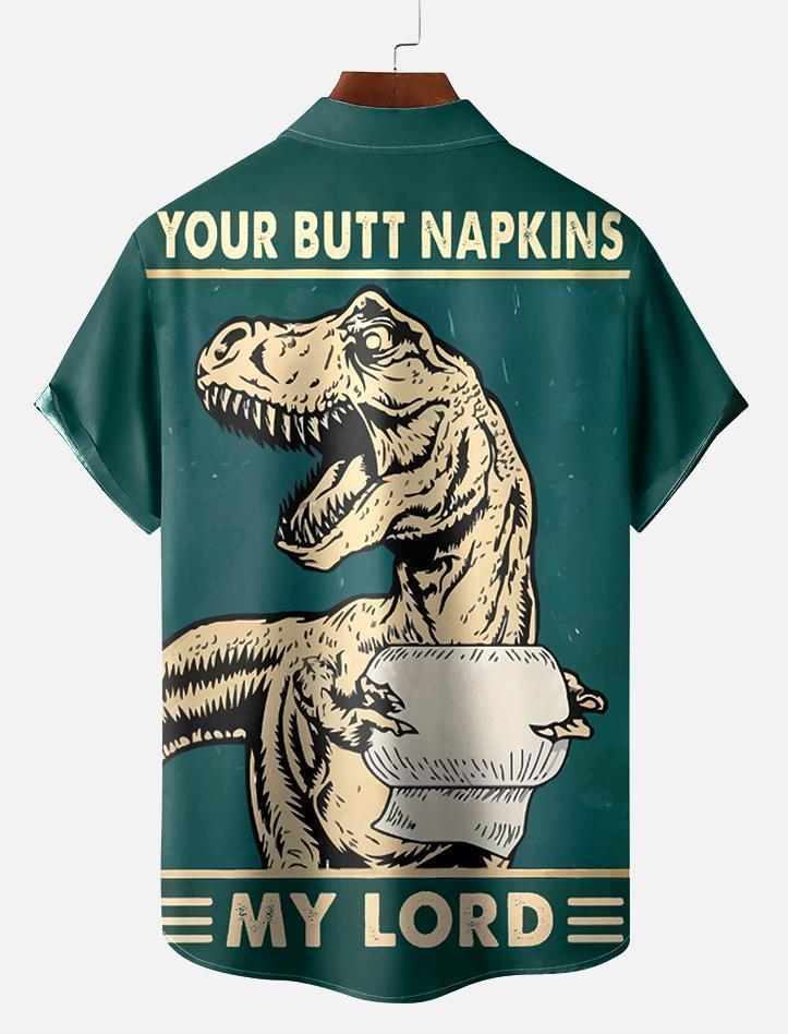 Retro Poster Men's Short Sleeve Shirt