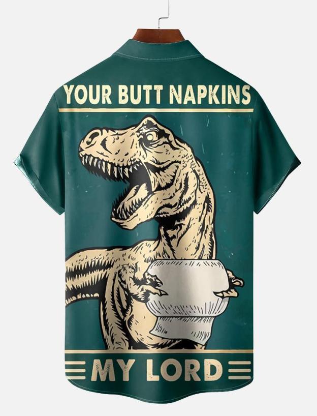 Retro Poster Men's Short Sleeve Shirt