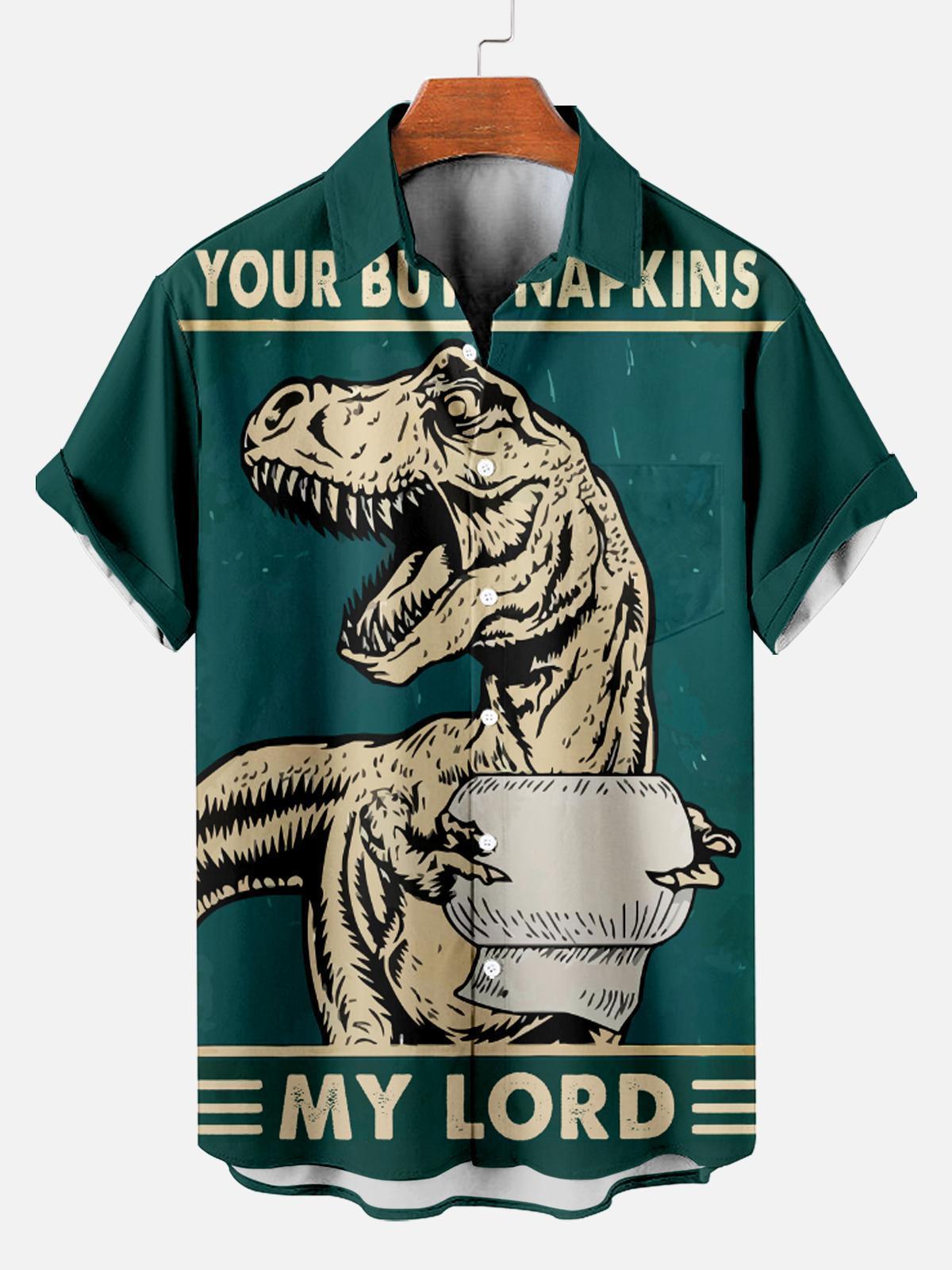 Retro Poster Men's Short Sleeve Shirt