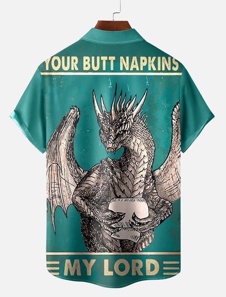 Retro Poster Men's Short Sleeve Shirt