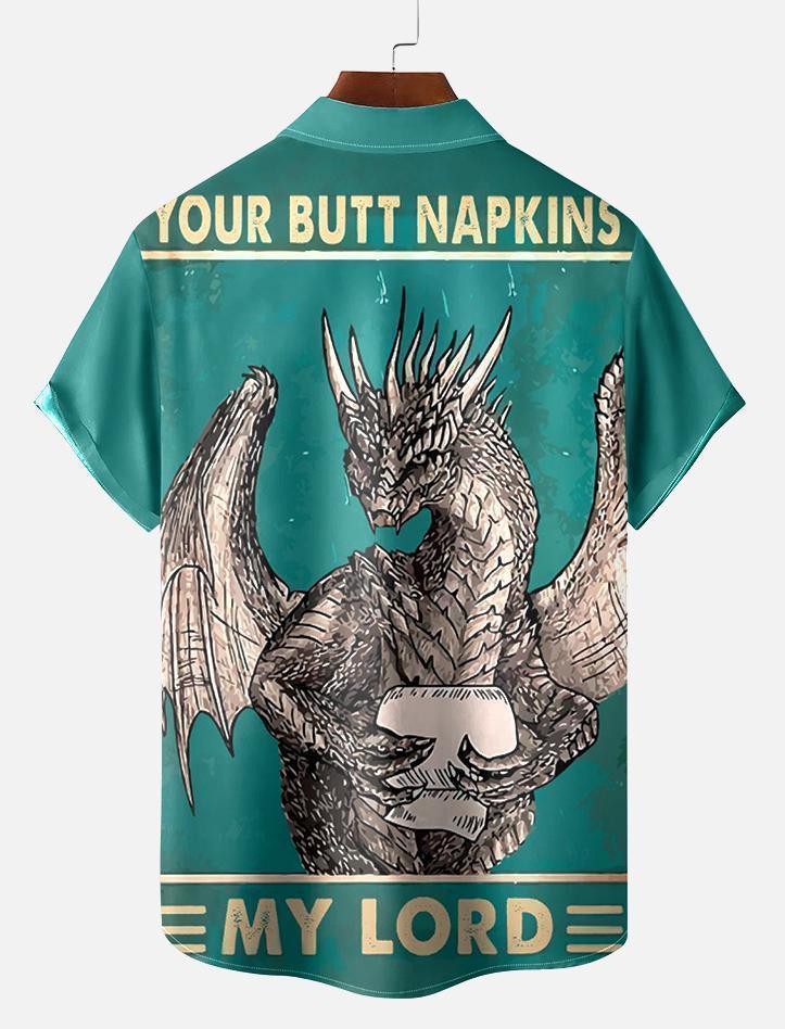 Retro Poster Men's Short Sleeve Shirt