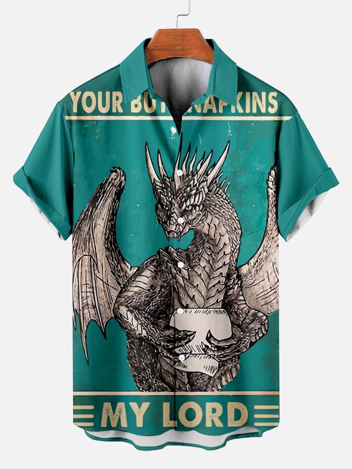 Retro Poster Men's Short Sleeve Shirt