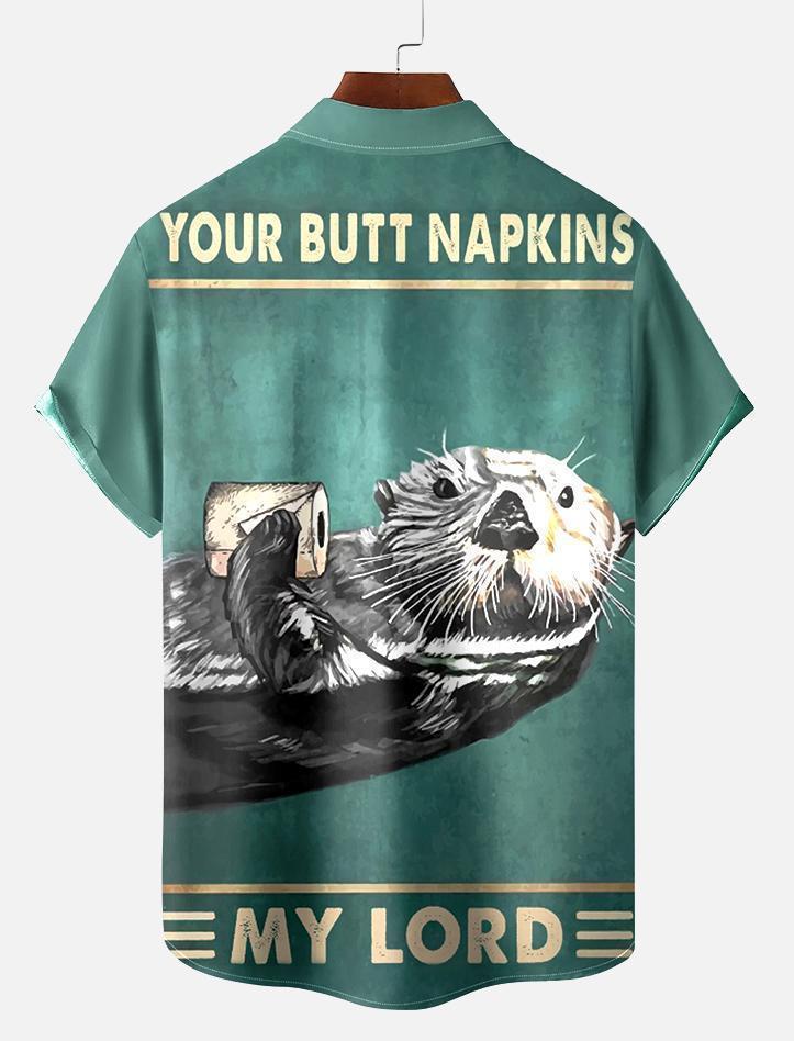 Retro Poster Men's Short Sleeve Shirt