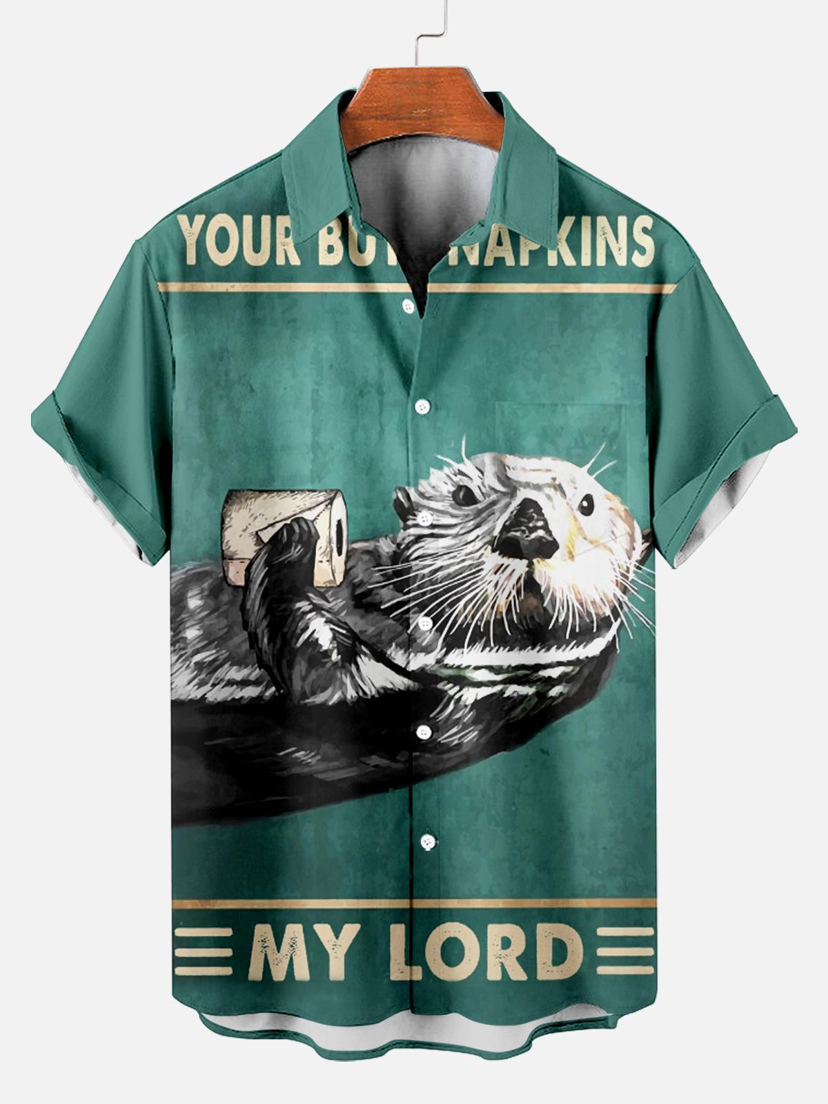 Retro Poster Men's Short Sleeve Shirt