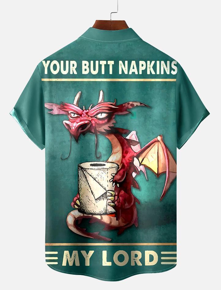 Retro Poster Men's Short Sleeve Shirt