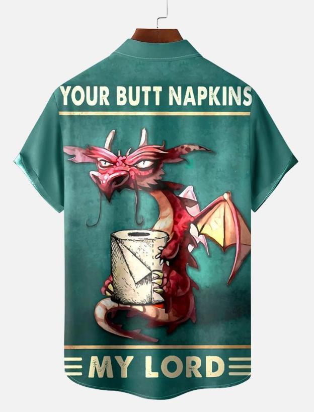 Retro Poster Men's Short Sleeve Shirt