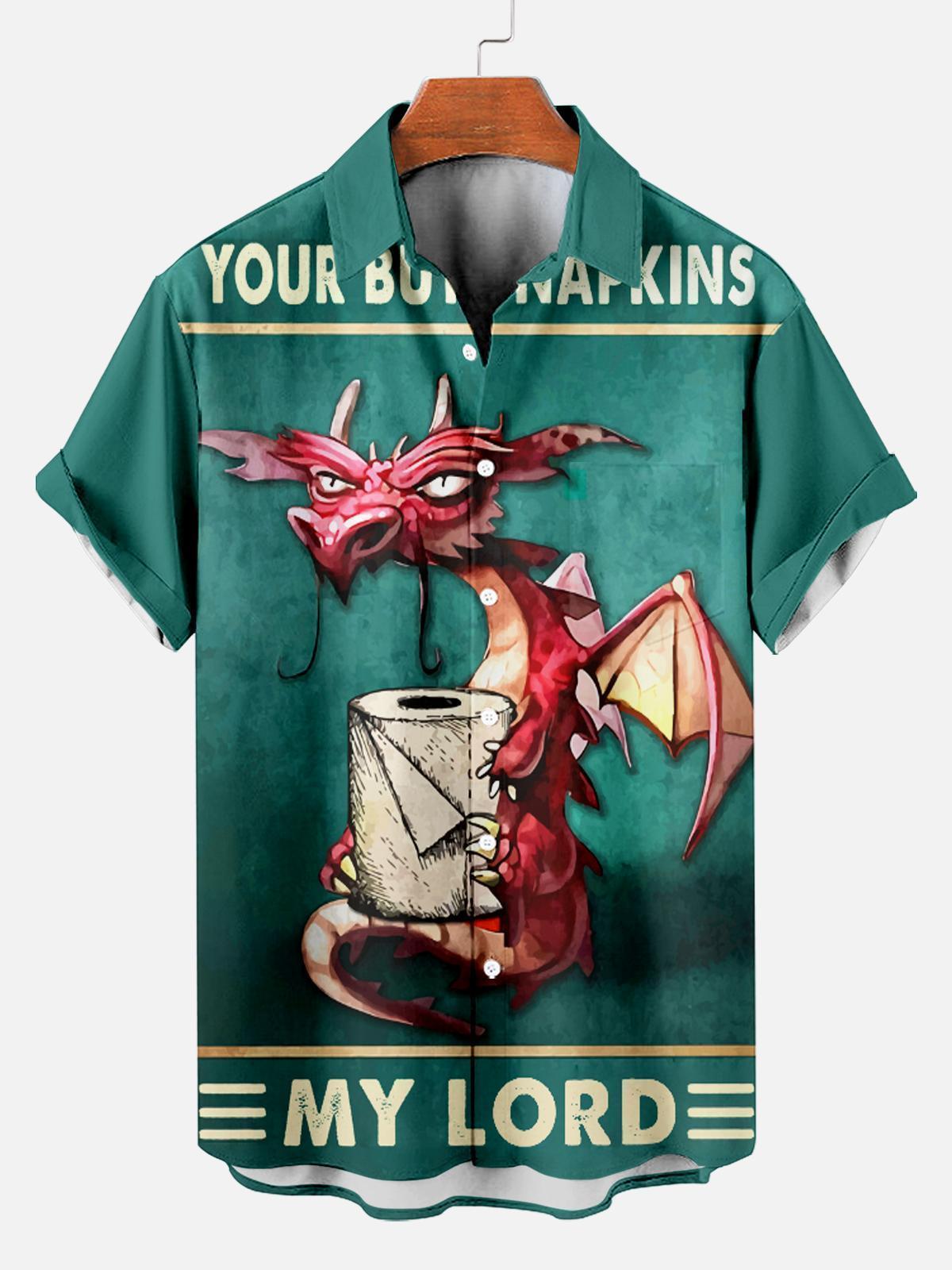 Retro Poster Men's Short Sleeve Shirt