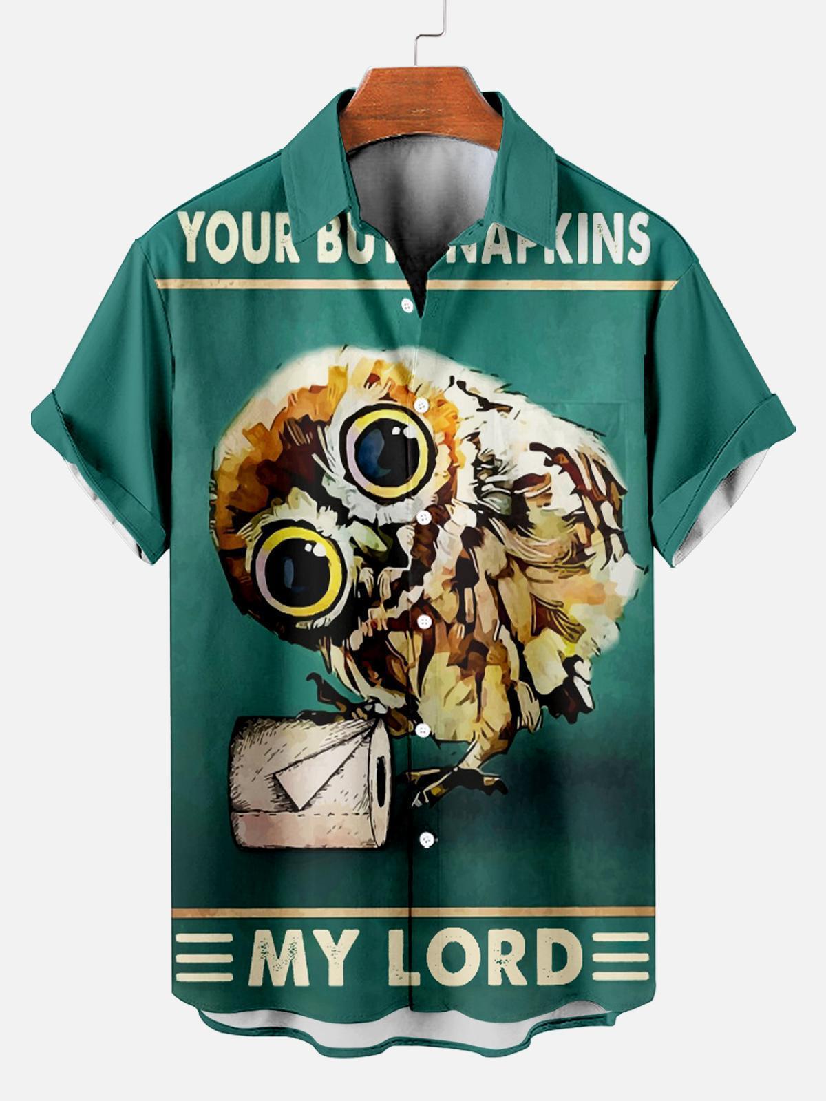 Retro Poster Men's Short Sleeve Shirt