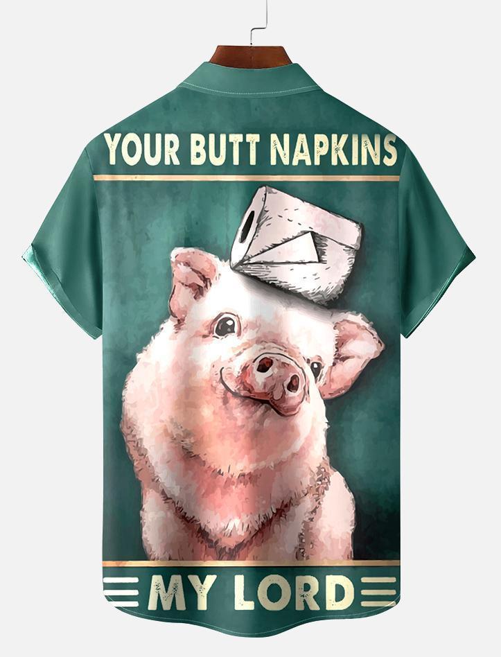 Retro Poster Men's Short Sleeve Shirt