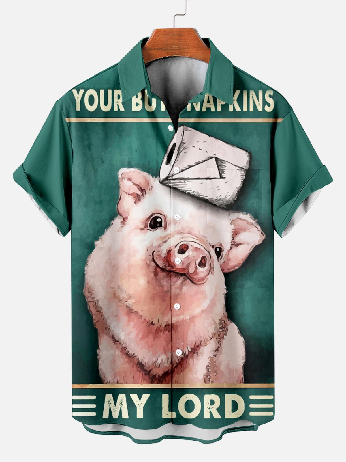 Retro Poster Men's Short Sleeve Shirt