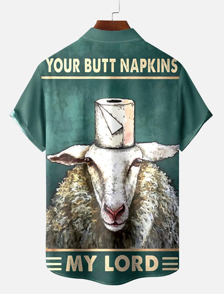 Retro Poster Men's Short Sleeve Shirt