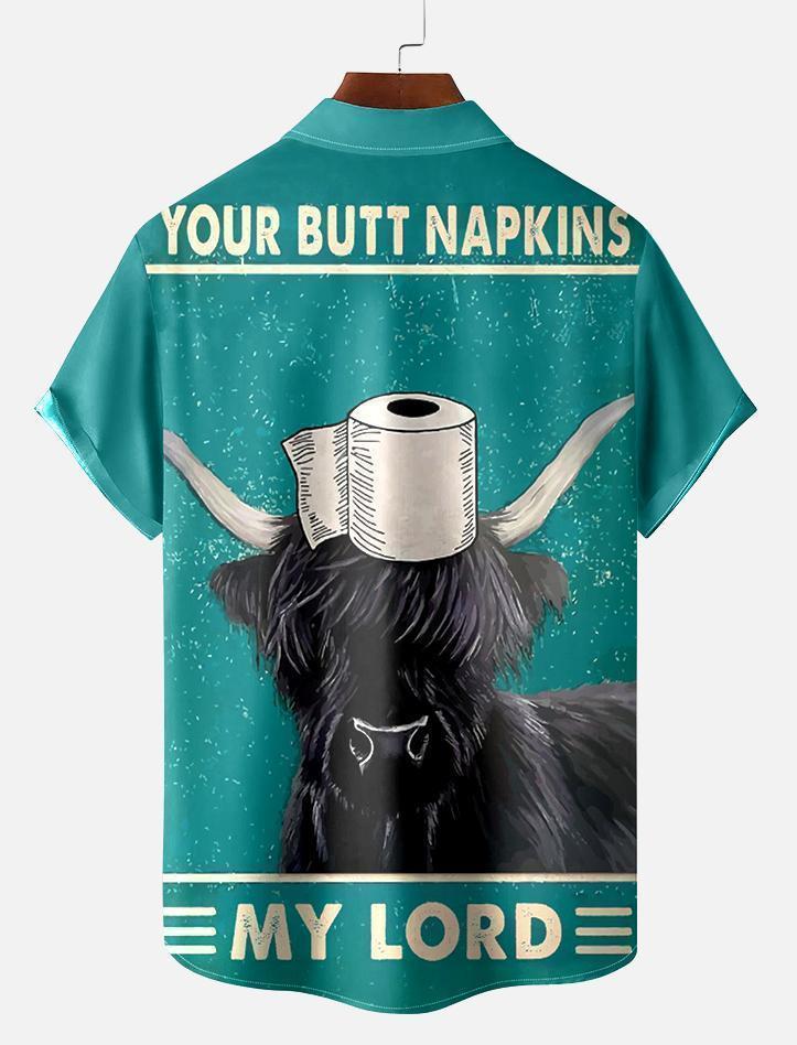 Retro Poster Men's Short Sleeve Shirt