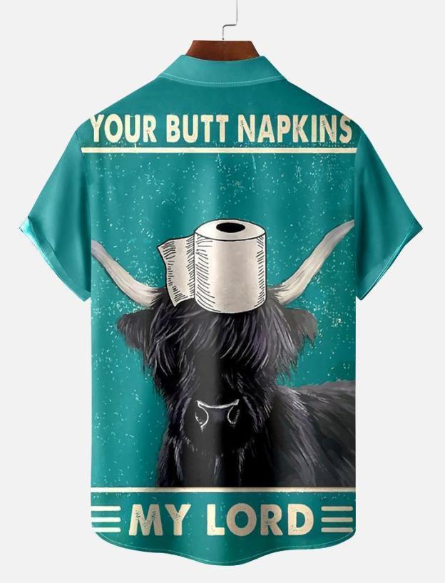 Retro Poster Men's Short Sleeve Shirt