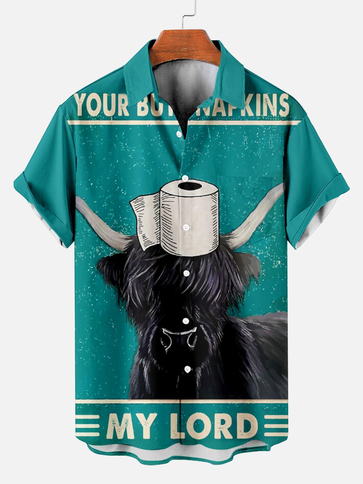 Retro Poster Men's Short Sleeve Shirt