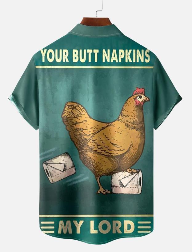 Retro Poster Men's Short Sleeve Shirt