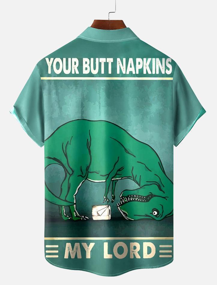 Retro Poster Men's Short Sleeve Shirt