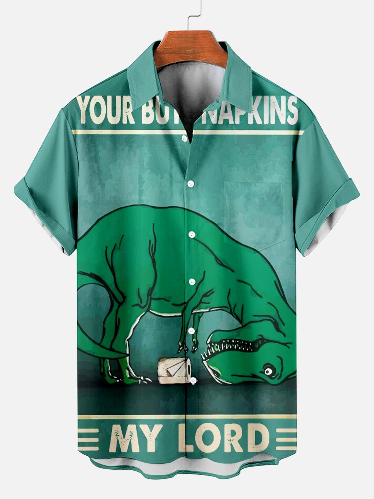 Retro Poster Men's Short Sleeve Shirt