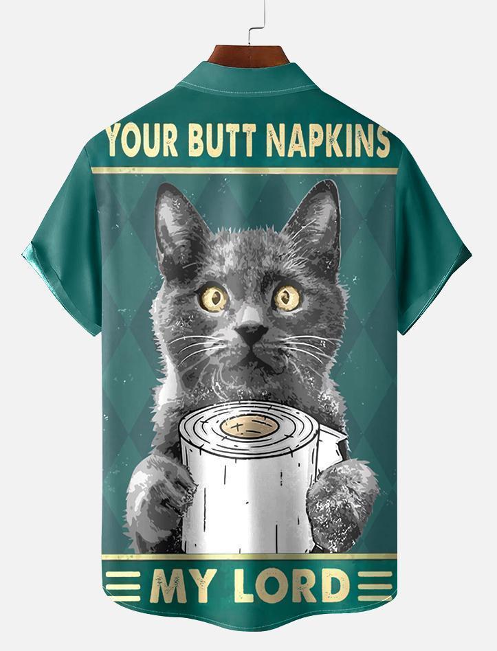 Retro Poster Men's Short Sleeve Shirt