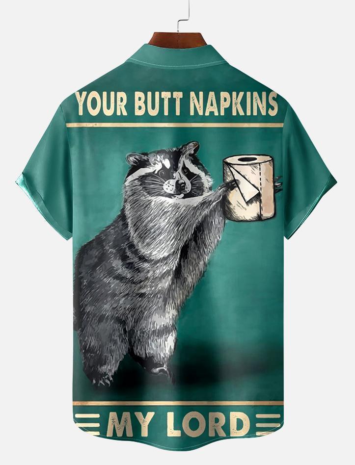 Retro Poster Men's Short Sleeve Shirt