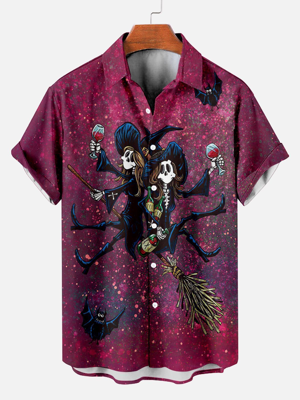 Men's Hawaiian Fun Little Yellow Duck Holiday Casual Short Sleeve Shir