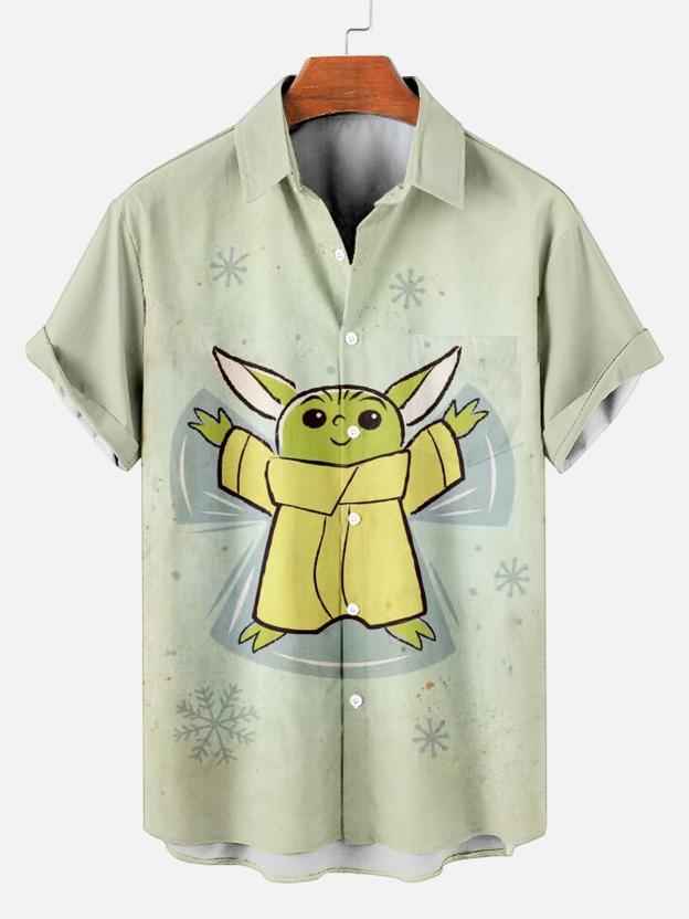 [Copy]Men's Vintage Witch Oil Painting Art Halloween Short Sleeve Shirt