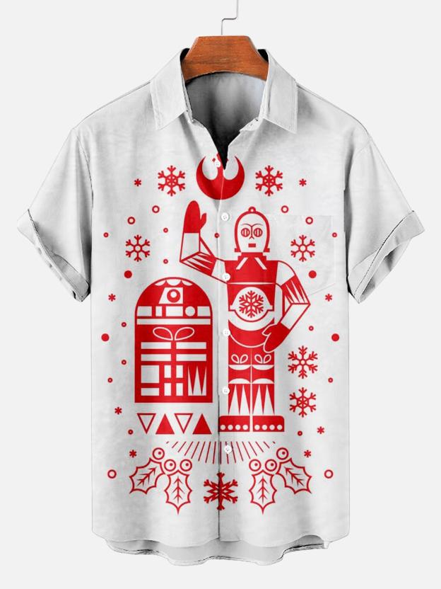 [Copy]Men's Vintage Witch Oil Painting Art Halloween Short Sleeve Shirt