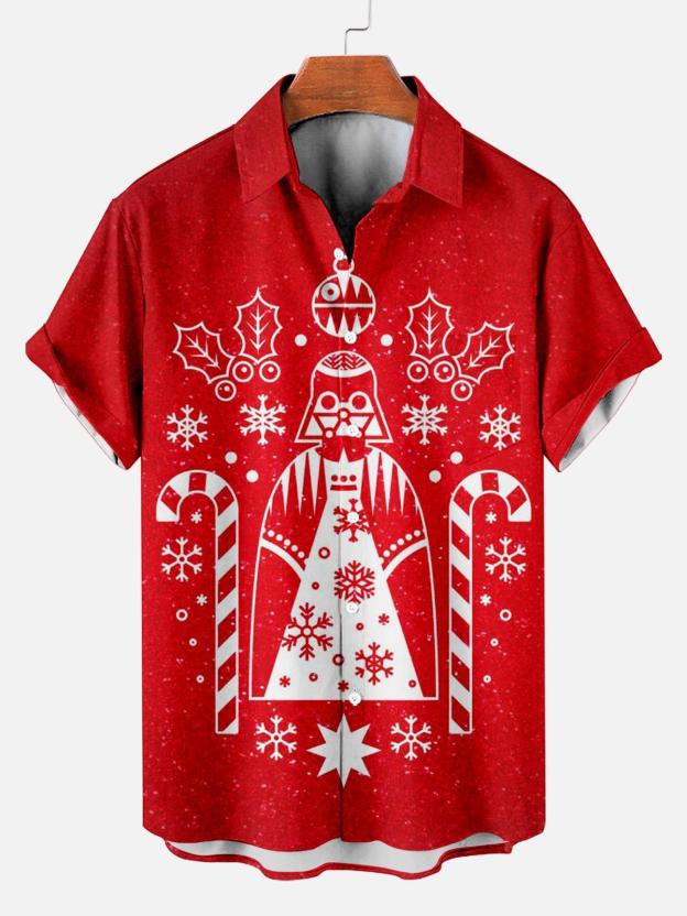 [Copy]Men's Vintage Witch Oil Painting Art Halloween Short Sleeve Shirt