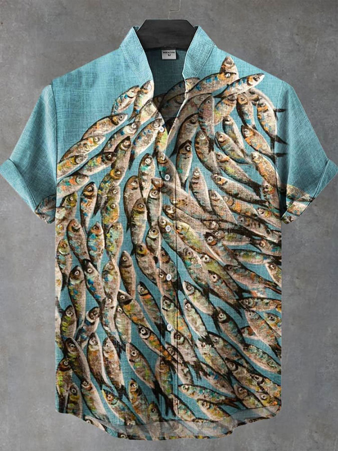 Ocean Creature Graphic Short Sleeve Shirt