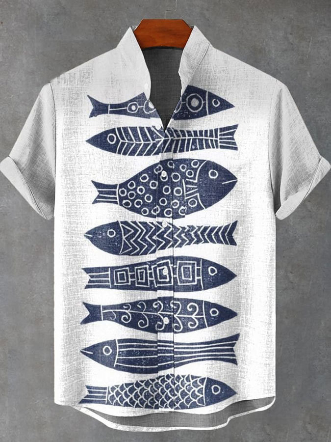 Ocean Creature Graphic Short Sleeve Shirt