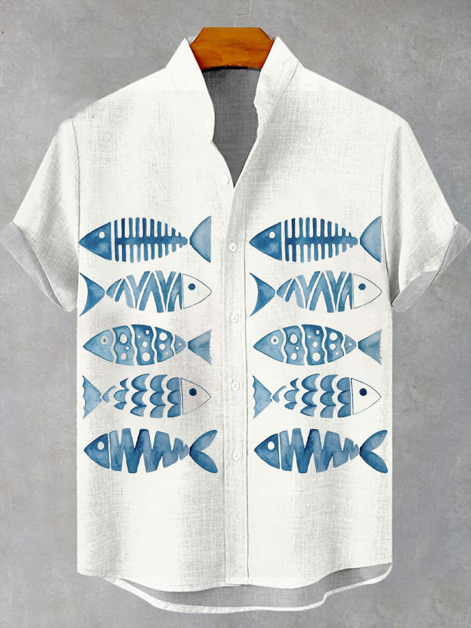 Ocean Creature Graphic Short Sleeve Shirt
