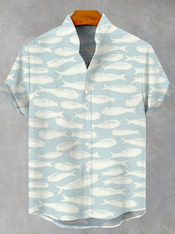 Ocean Creature Graphic Short Sleeve Shirt