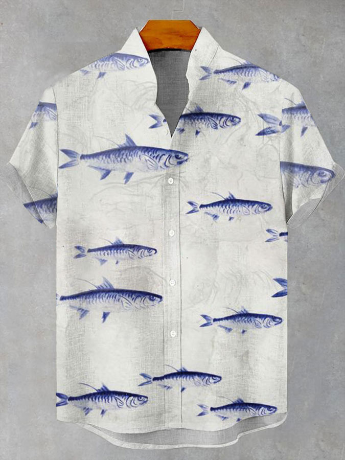 Ocean Creature Graphic Short Sleeve Shirt