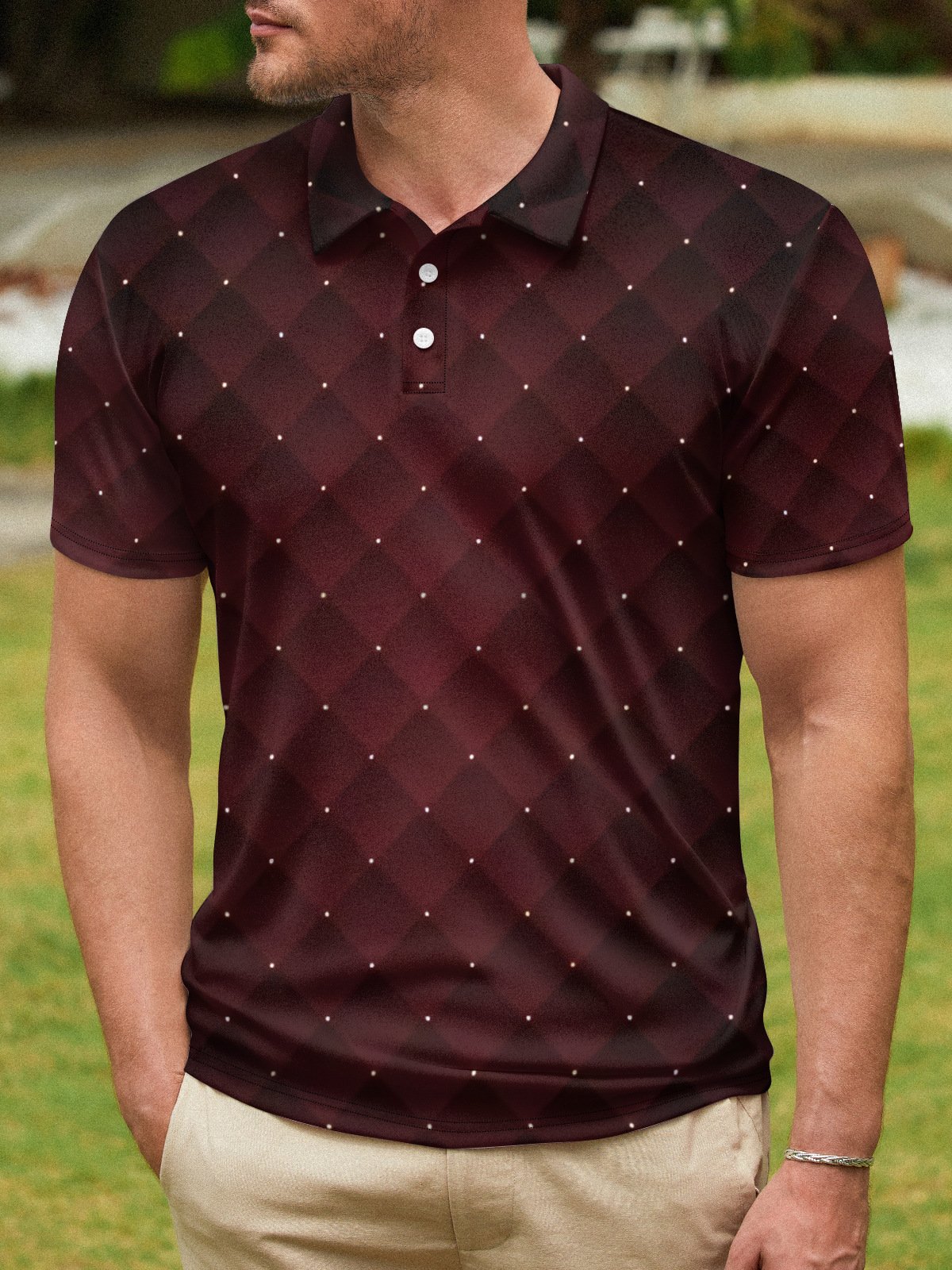 Golf Polo Simple Short Sleeve Lapel POLO Shirt