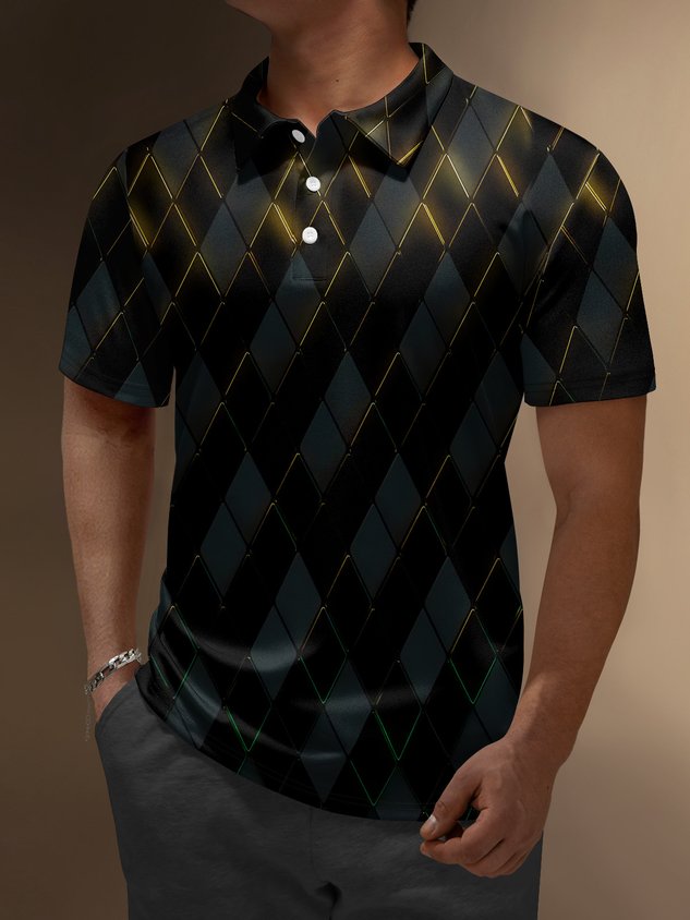 Golf Polo Simple Short Sleeve Lapel POLO Shirt