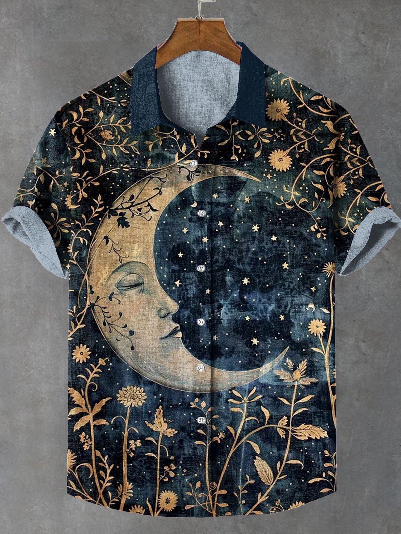 Men's Hawaiian Fun Little Yellow Duck Holiday Casual Short Sleeve Shir