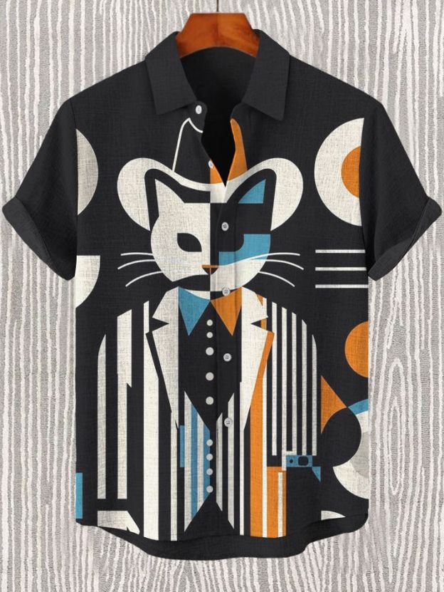 Ocean Creature Graphic Short Sleeve Shirt