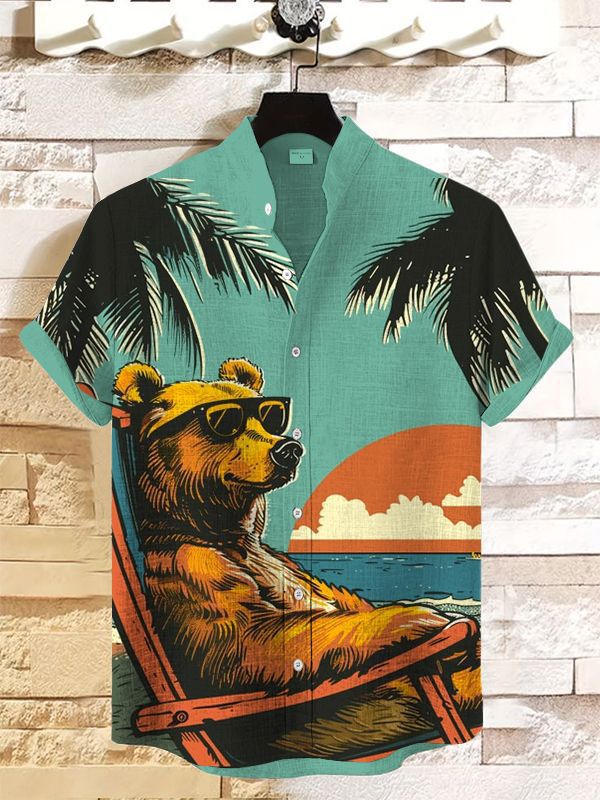 [Copy][Copy][Copy][Copy][Copy][Copy][Copy][Copy]animal graphic short sleeve shirt