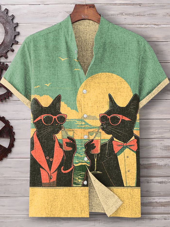 [Copy][Copy][Copy][Copy][Copy][Copy][Copy]animal graphic short sleeve shirt