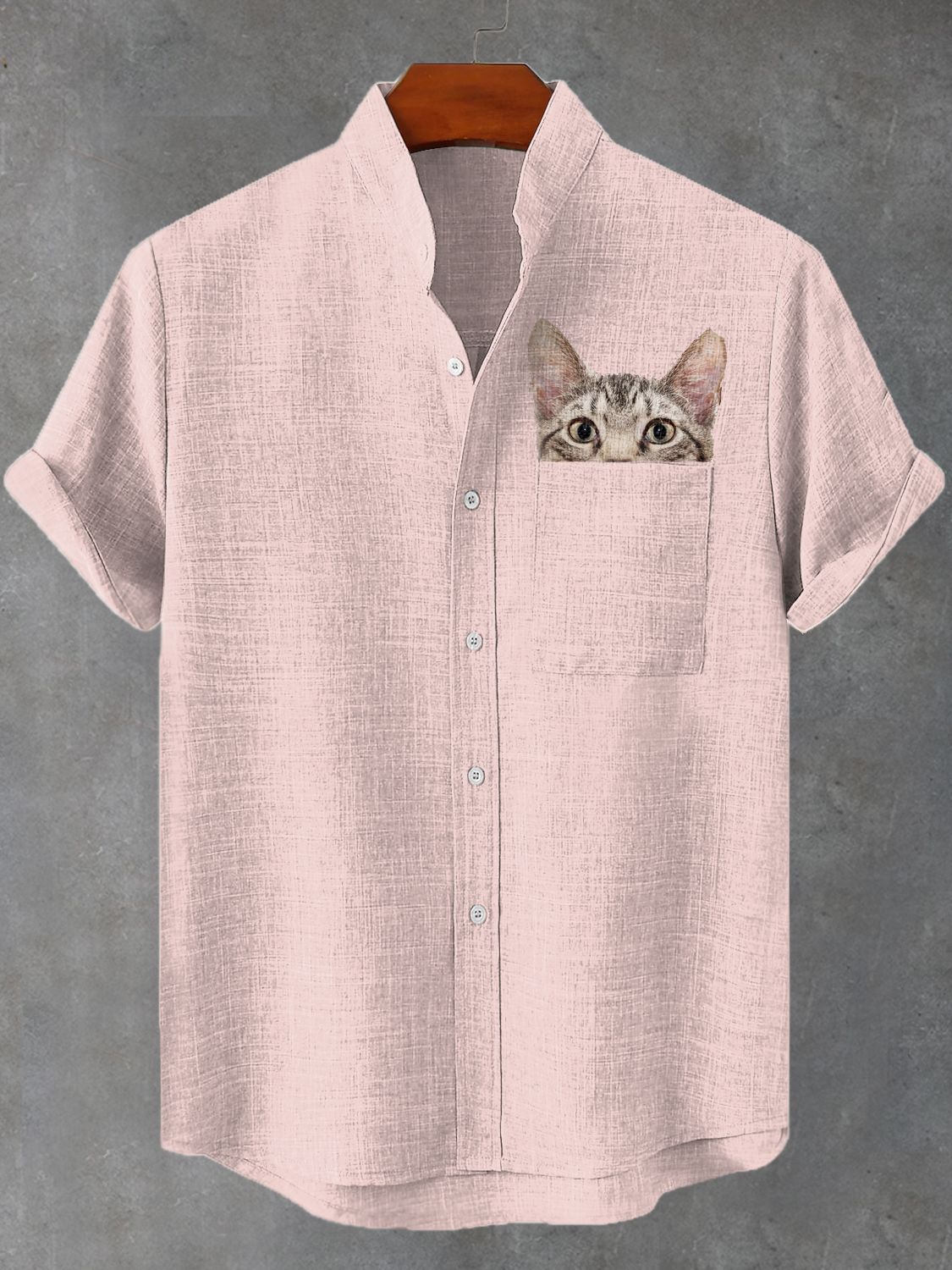 Men's Animal Graphic Art Print Shirt