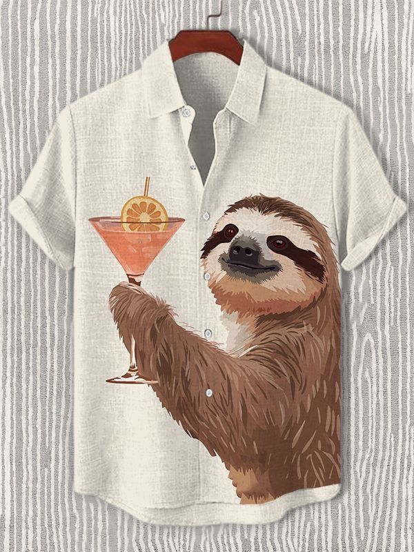 [Copy][Copy][Copy][Copy][Copy][Copy][Copy][Copy]animal graphic short sleeve shirt