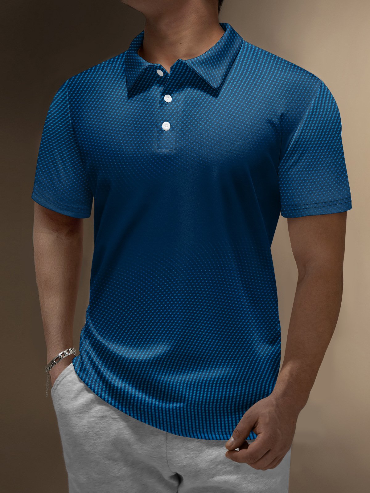 Golf Polo Simple Short Sleeve Lapel POLO Shirt