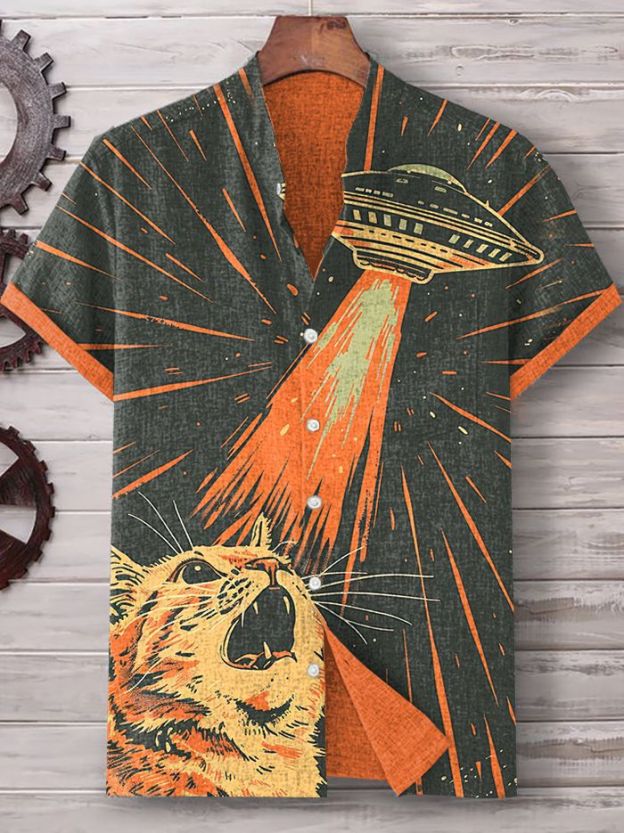 [Copy][Copy][Copy][Copy][Copy][Copy][Copy][Copy]animal graphic short sleeve shirt