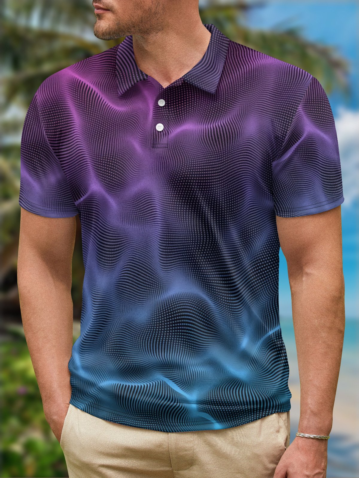 Golf Polo Simple Short Sleeve Lapel POLO Shirt