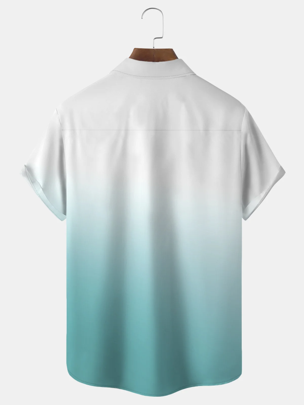 Men's Casual Pocket Short Sleeve Shirt