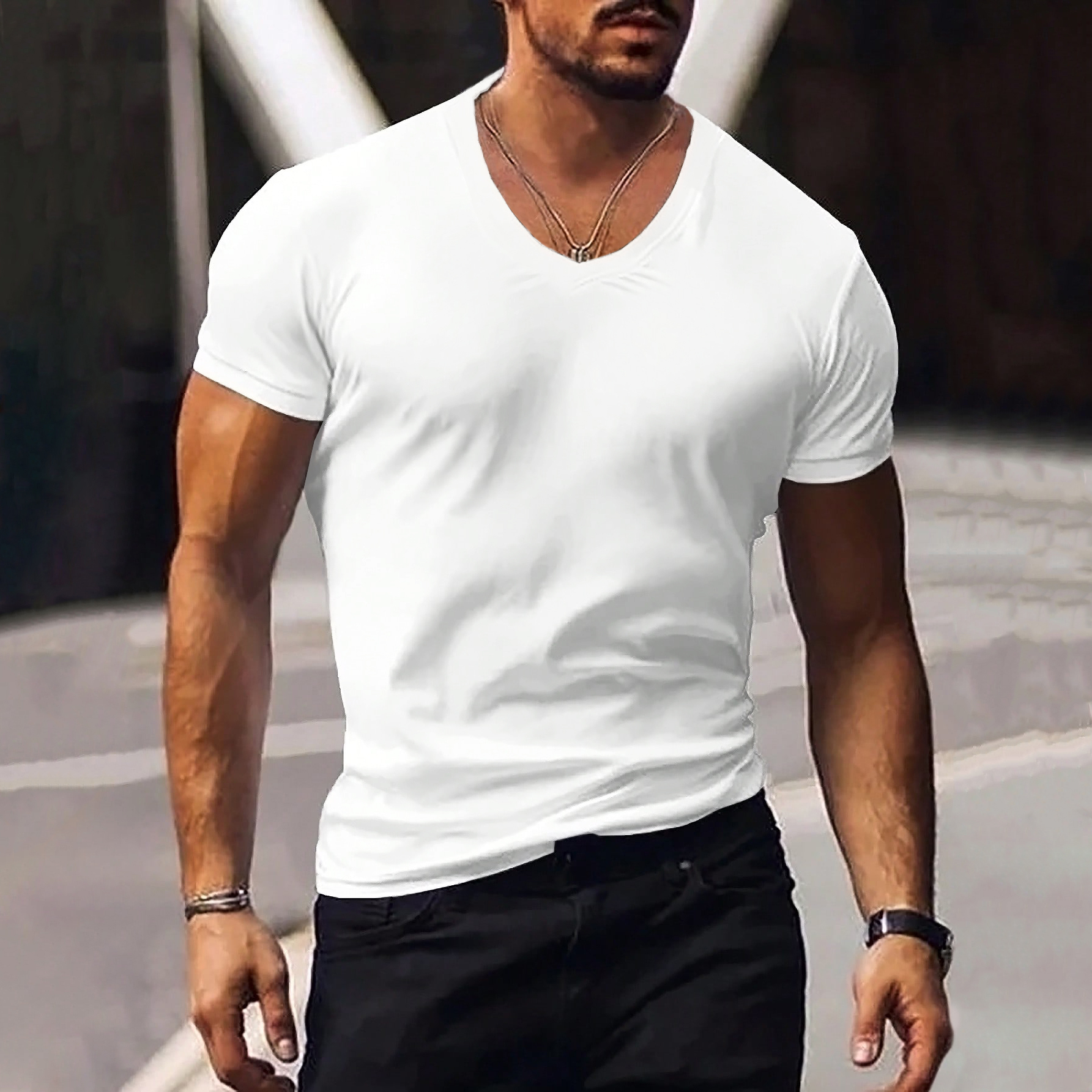 Men's Fun Cartoon Graphic Short Sleeve Shirt