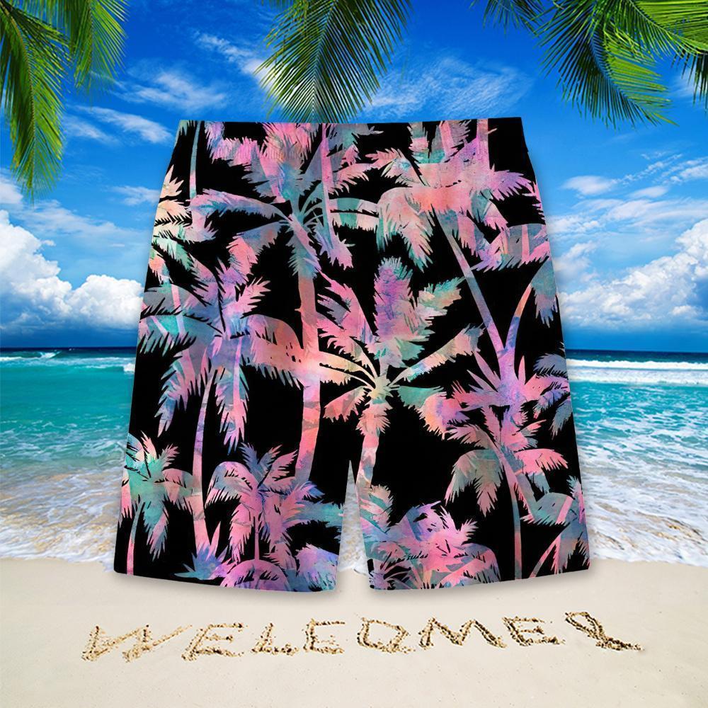 Stylish Blue Print Cotton Linen Shirt